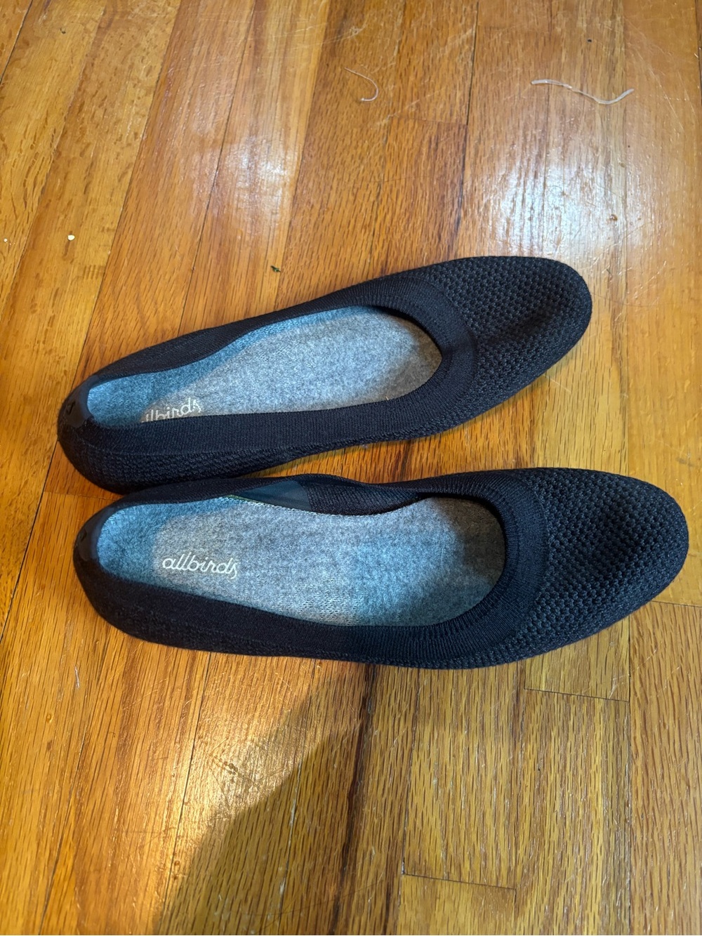 allbirds Navy Knit Women's Ballet Flats